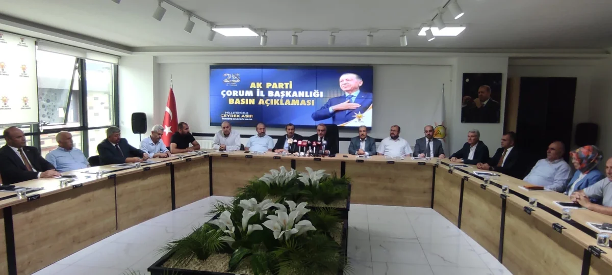 AK Parti’nin 25 Yıllık Yolculuğu: Çorum’dan Yükselen ‘Türkiye Geleceğe Hazır’ Mesajı