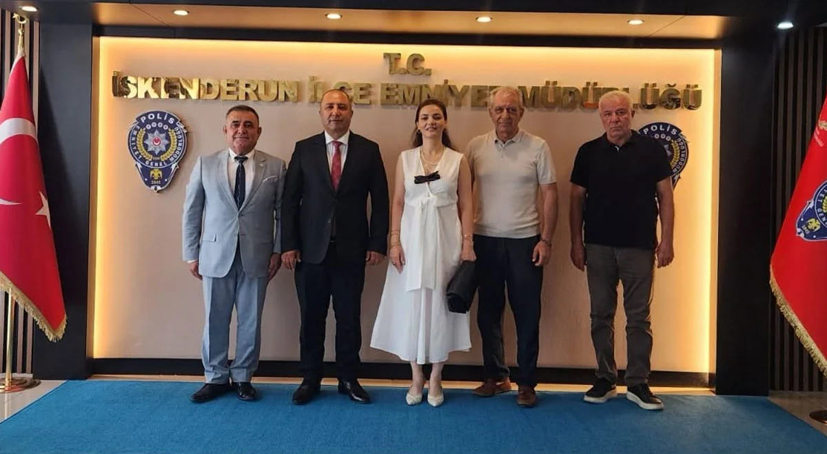 ARİAD Heyeti, İskenderun İlçe Emniyet Müdürü Ertuğrul Ekici’yi Ziyaret Etti