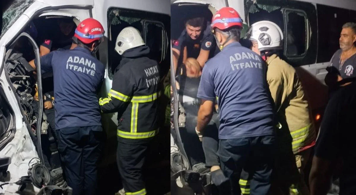 Hatay’da Feci Kaza: Servis Minibüsü ile Tır Çarpıştı, 1 Kişi Hayatını Kaybetti, 14 Yaralı