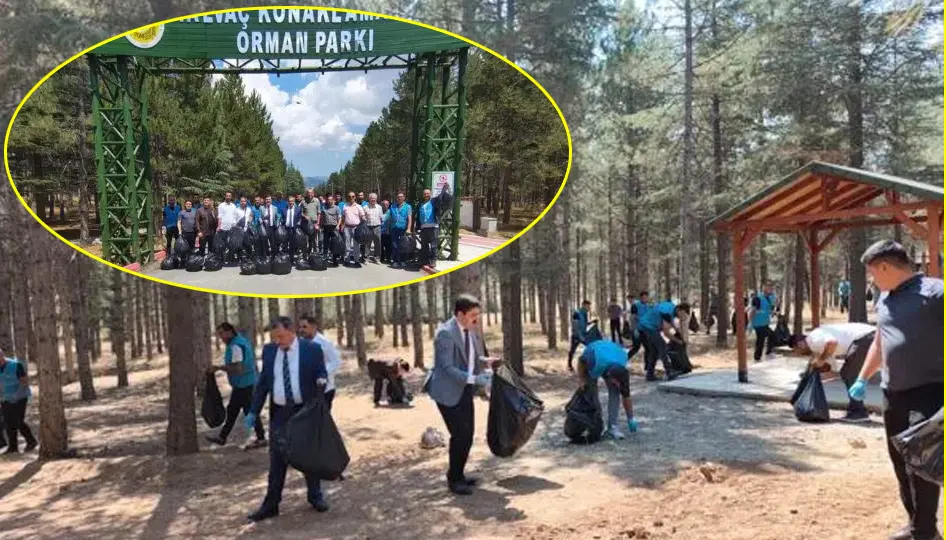 Isparta’da Hükümlülerden Anlamlı Çevre Temizliği: Yalvaç Orman Park Yeniden Hayat Buldu