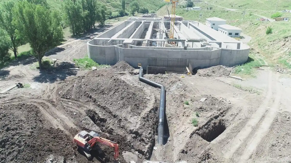 Kars’ın Çehresi Değişiyor: Atıksu Arıtma Tesisi İnşaatı Hızla İlerliyor