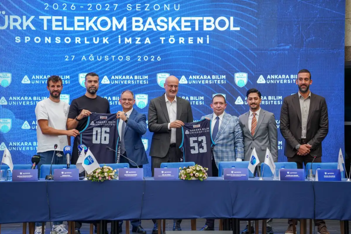 Ankara Bilim Üniversitesi ve Türk Telekom Basketbol Takımı Güçlerini Birleştirdi: Sponsorluk Anlaşması İmzalandı