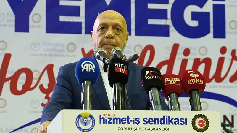 HAK-İŞ Genel Başkanı Mahmut Arslan’dan Çorum’dan Çağrı: Vergi Reformu Şart!