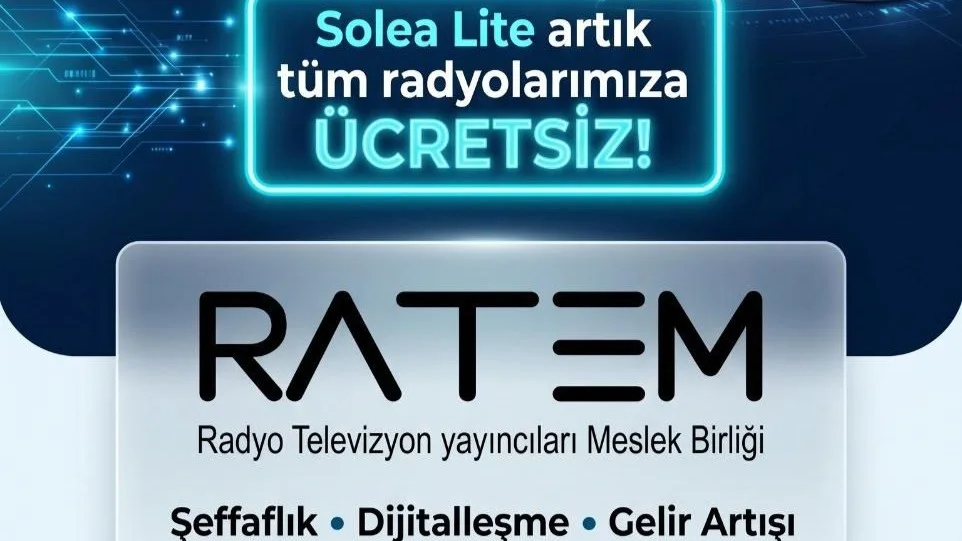 RATEM’den Radyolara Ücretsiz Dijital Dönüşüm Desteği: Solea Lite İle Yayıncılıkta Yeni Dönem
