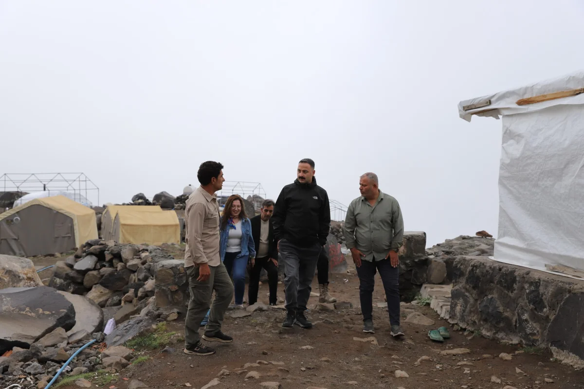 Ağrı Kaymakamı Ayvat’tan Ağrı Dağı’nda Turizm ve Tarım İncelemeleri