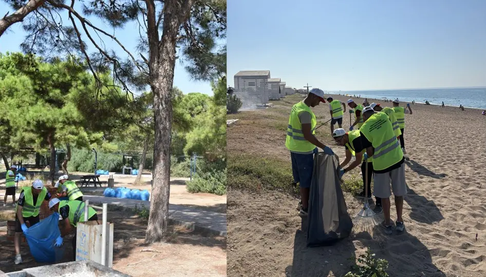 Manavgat’ta Hükümlüler Gönüllü Olarak Sahaya İndi: Çevre Temizliği ve Topluma Yeniden Kazandırma Projesi