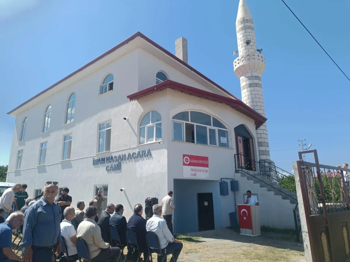 Kars’ın Kağızman İlçesinde İmam Hasan Acara Camii Dualarla Açıldı: Manevi Bir Buluşma Noktası