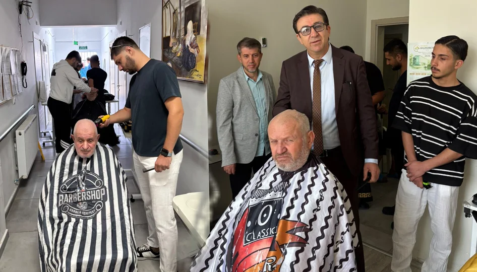 Isparta’da Ahilik Haftası’na Özel Duygu Dolu Ziyaret: Huzurevi Sakinlerine Ücretsiz Bakım
