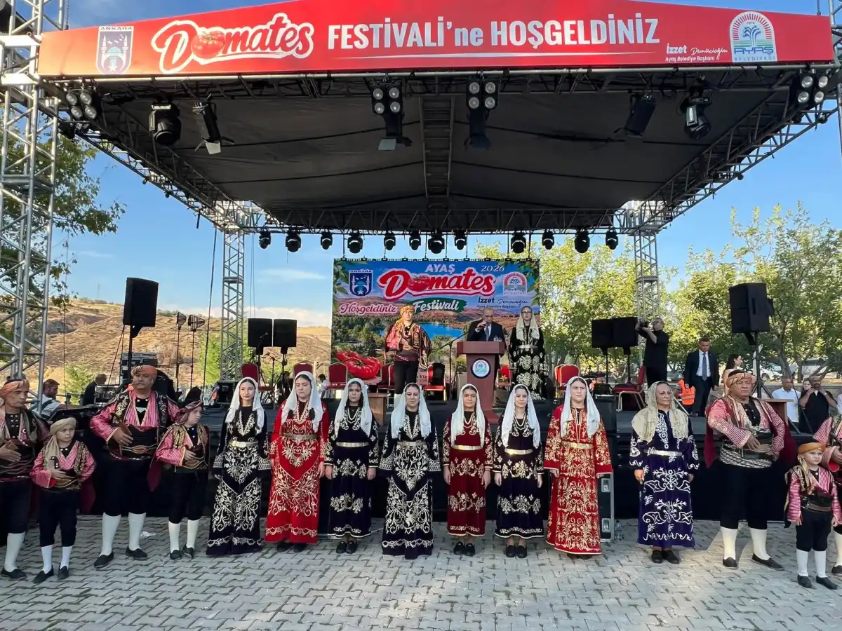 Ayaş Domates Festivali 2026: Lezzet ve Kültür Buluşması Renkli Görüntülere Sahne Oldu