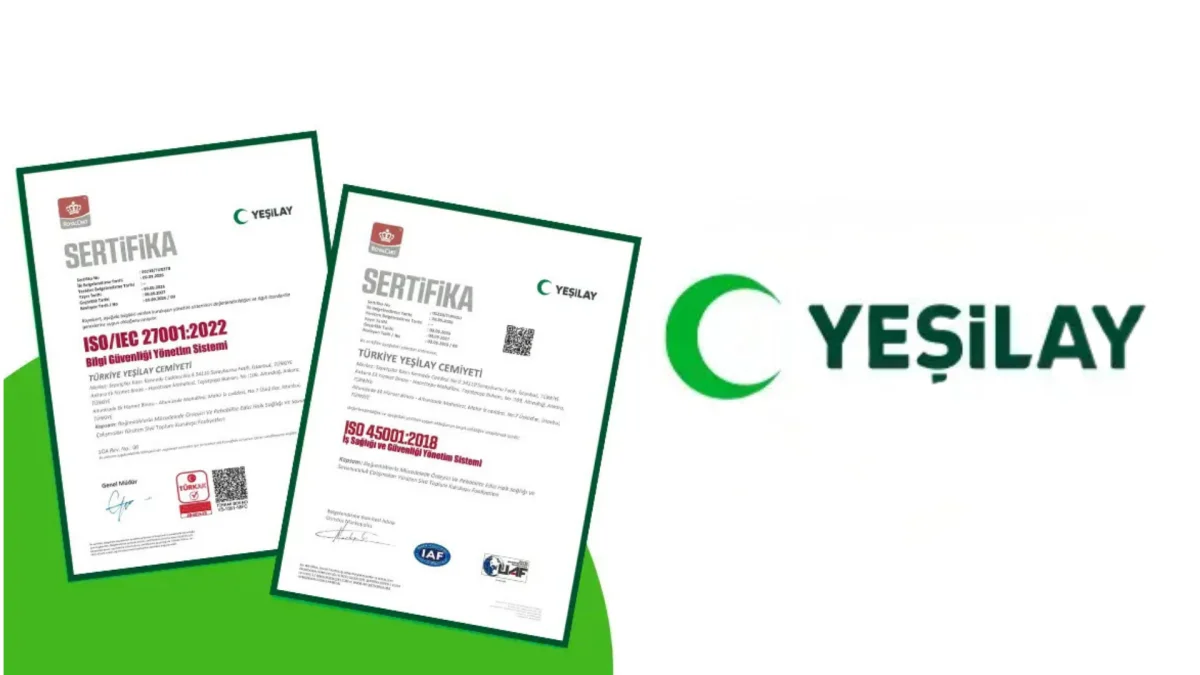 Yeşilay Kurumsal Mükemmelliğe Adım Attı: Entegre Yönetim Sistemiyle Uluslararası Standartları Tescilledi