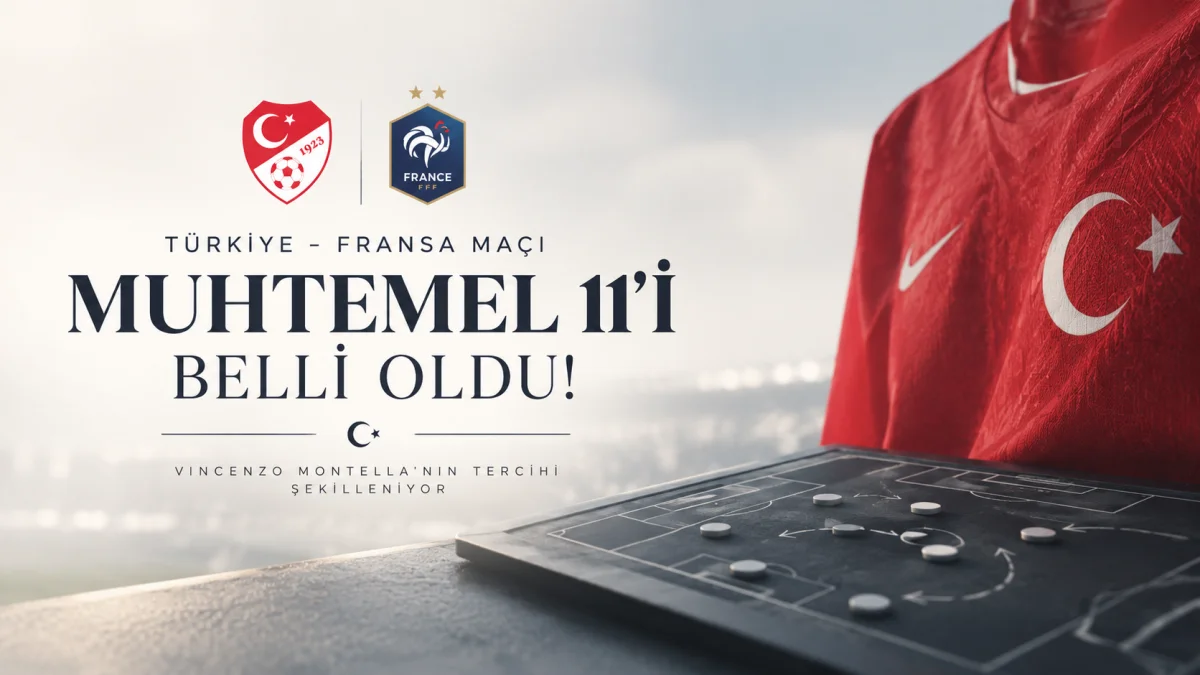 A Milli Futbol Takımı’nın Fransa Maçı Muhtemel 11’i Belli Oldu: İşte O Kadro!