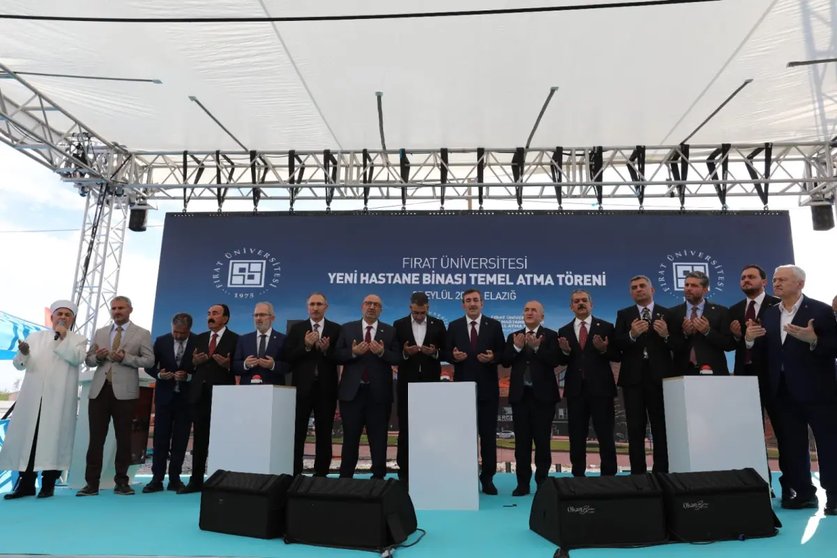 Cumhurbaşkanı Yardımcısı Yılmaz, Fırat Üniversitesi’nin Yeni AR-GE Merkezi Prof. Dr. Yasemin Açık’ın Açılışında Bulundu