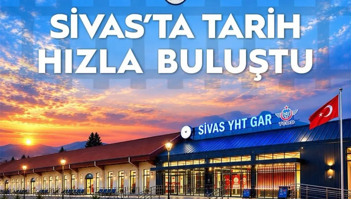 Tarihi Yapı Yeniden Doğdu: Sivas’ın Modern Yüksek Hızlı Tren Garı Hizmete Açıldı