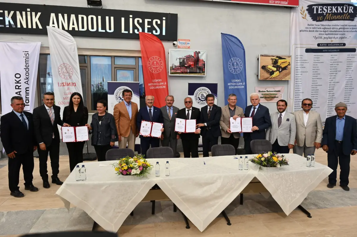 Denizli Ticaret Borsası’ndan Tarıma Modern Dokunuş: Baklan Lisesi ile Güçlü İş Birliği