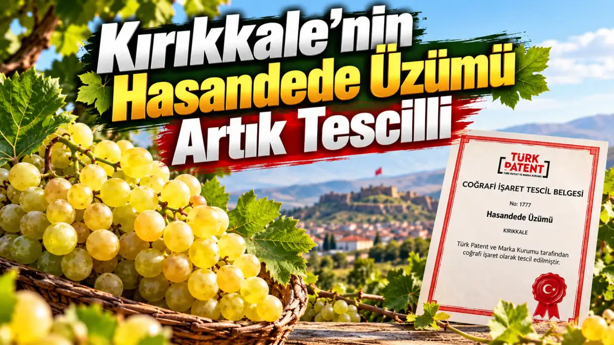 Kırıkkale’nin Eşsiz Lezzeti Hasandede Üzümü Coğrafi İşaretle Tescillendi