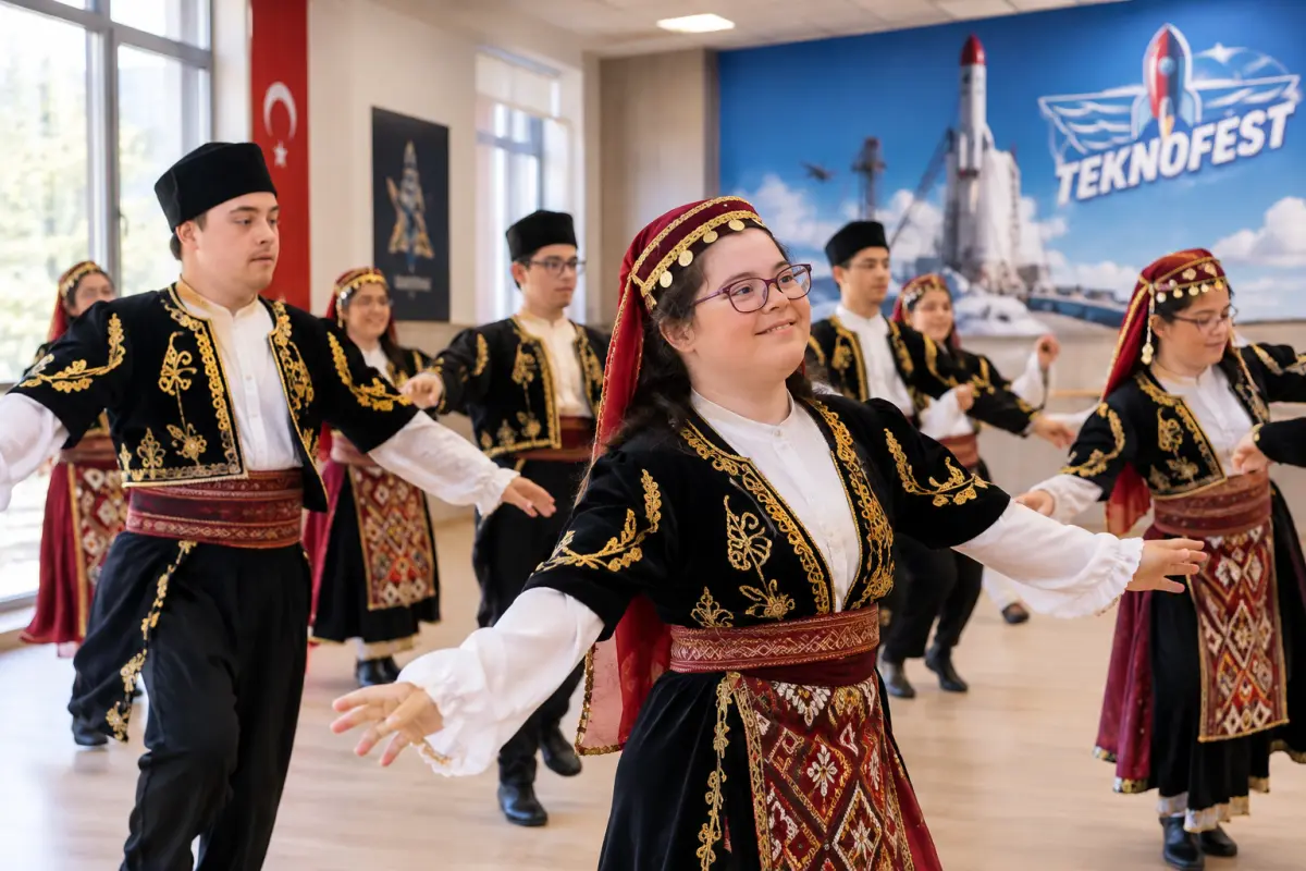 Özel Bireyler TEKNOFEST’te Halk Oyunları ile Sahne Alacak: “Engelsiz Aile Akademisi” Projesi Gurur Kaynağı Oldu