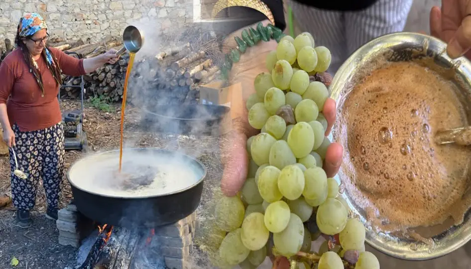 İbradı’da Asırlık Bağlardan Lezzetli Yolculuk: Geleneksel Yöntemlerle Pekmez Üretimi Başladı