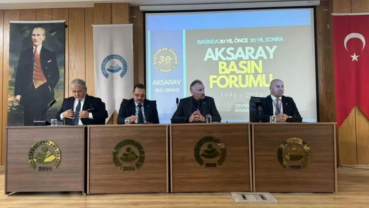 Gazetecilik Konseyi’nden Aksaray’da 30 Yıllık Değerlendirme: Mesleğin Geleceği Masaya Yatırıldı