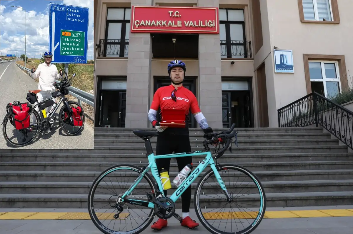 Çanakkale’den Kutsal Topraklara: Murat Tecimen’den 4000 Km’lik Bisikletli Umre Yolculuğu