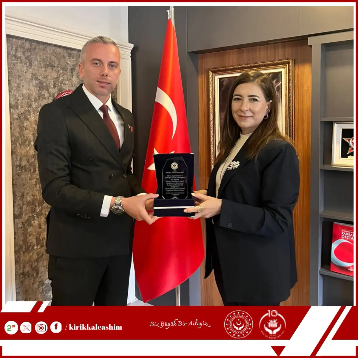 Kırıkkale Aile ve Sosyal Hizmetler’de Devir Teslim: Kayhan Canal Yeni İl Müdürü Oldu