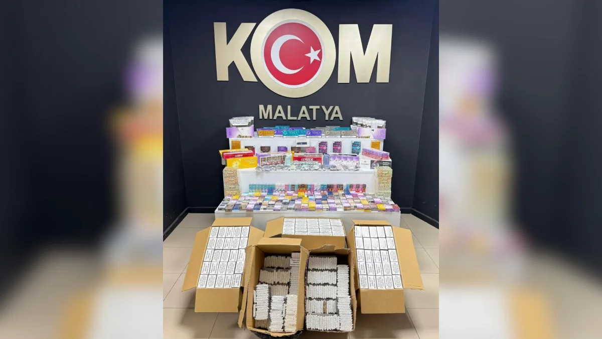 Malatya’da Nefes Kesen Operasyon: 63 Bin 900 Makaron ve Yüzlerce Paket Kaçak Sigara Ele Geçirildi!
