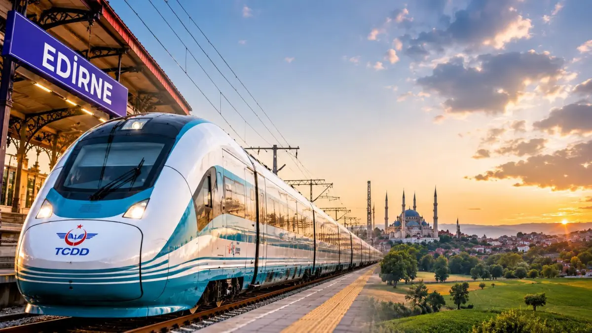 Çerkezköy-Kapıkule Hızlı Tren Hattı Açılıyor: Erdoğan 9 Ekim’de Hizmete Alıyor