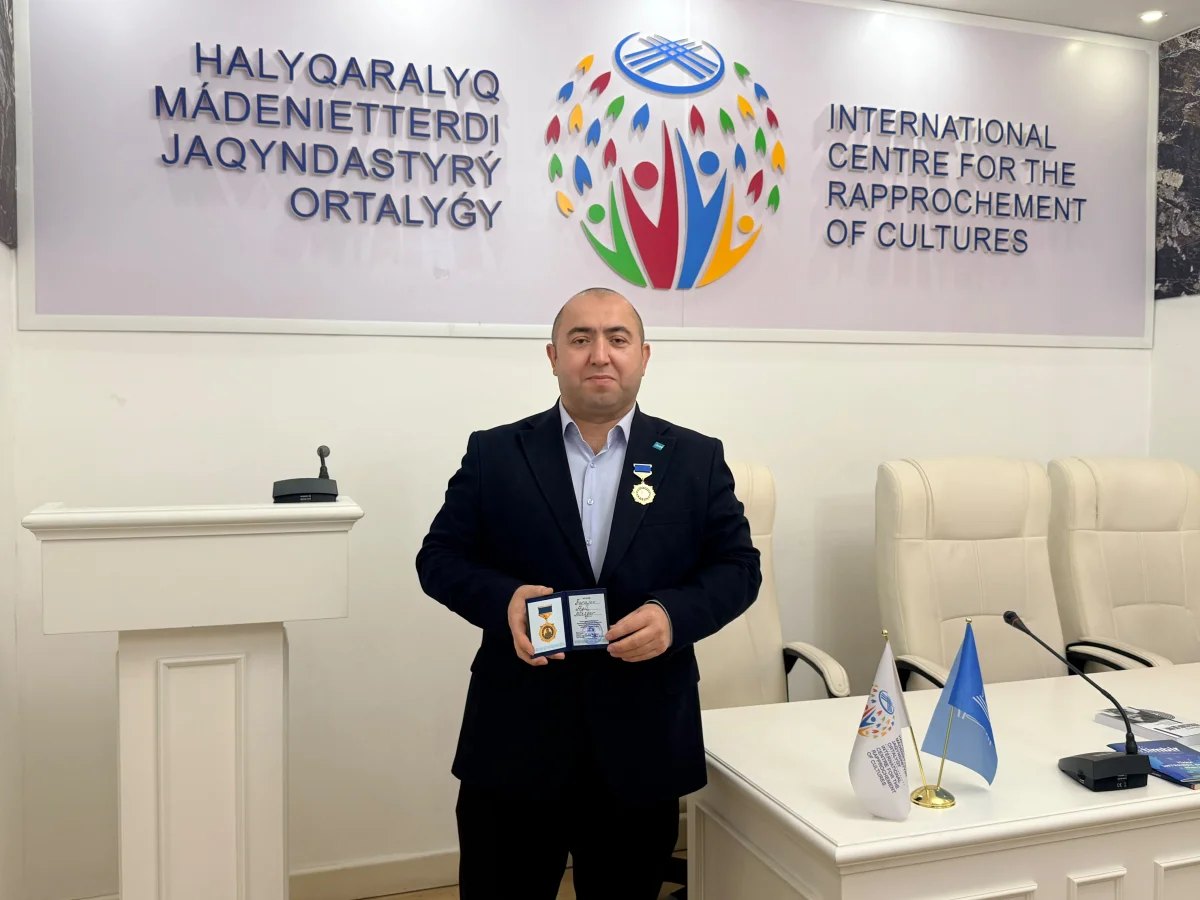 TİMBİR Genel Başkan Yardımcısı Akil Alesger’e Kazakistan’dan ‘Kemel Ata Kemenger’ Nişanı