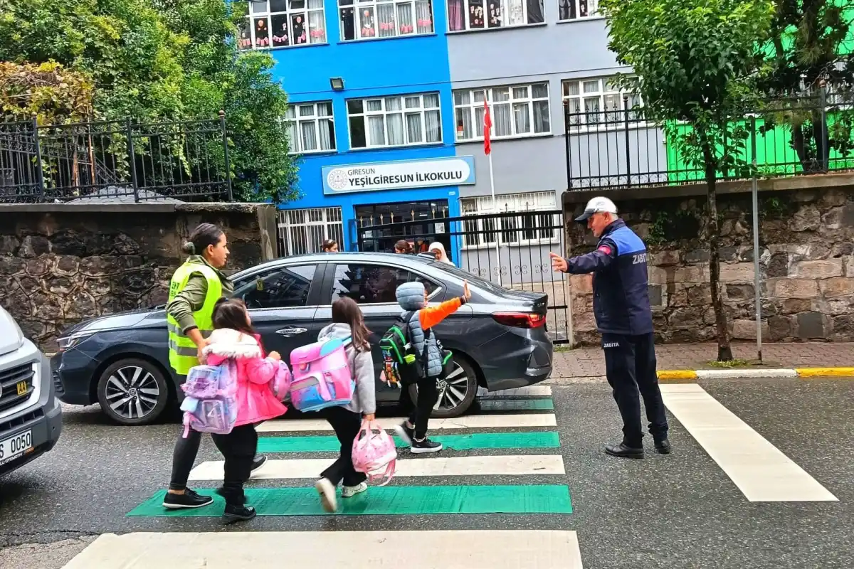 Giresun’da Okul Giriş Çıkışlarında Zabıta Desteği: Öğrenci Güvenliği Öncelikli