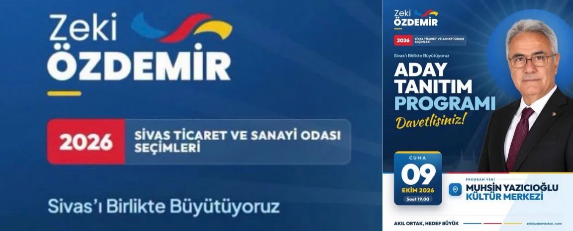 Sivas STSO Seçimleri Yaklaşıyor: Başkan Özdemir’den Kapsamlı Aday Tanıtım Programı
