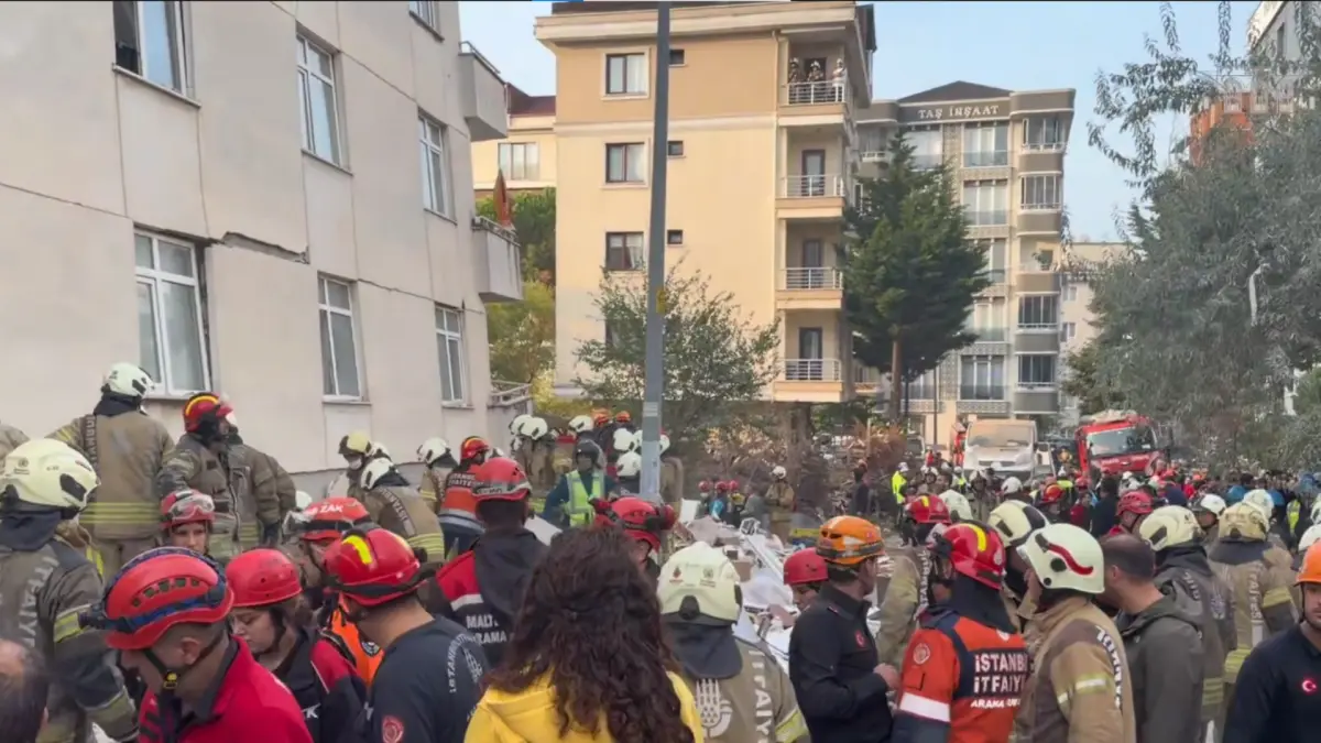 Maltepe’de 7 Katlı Bina Faciası: 10 Yaralı, 1 Can Kaybı