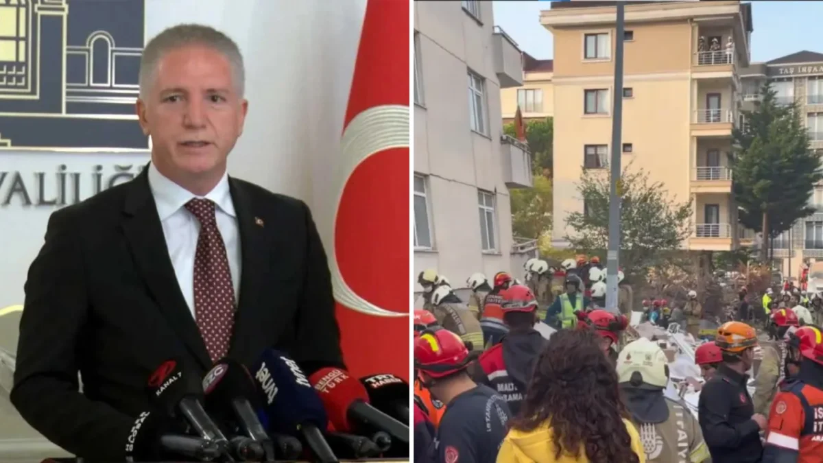 Maltepe’de Yıkılan Bina Enkazında 3 Kişi İçin Umutlu Bekleyiş Sürüyor