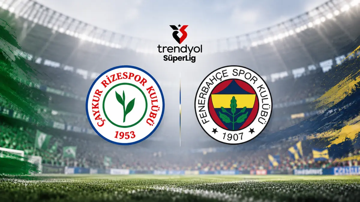 Fenerbahçe, Çaykur Rizespor’u Deplasmanda 3-0 Mağlup Etti