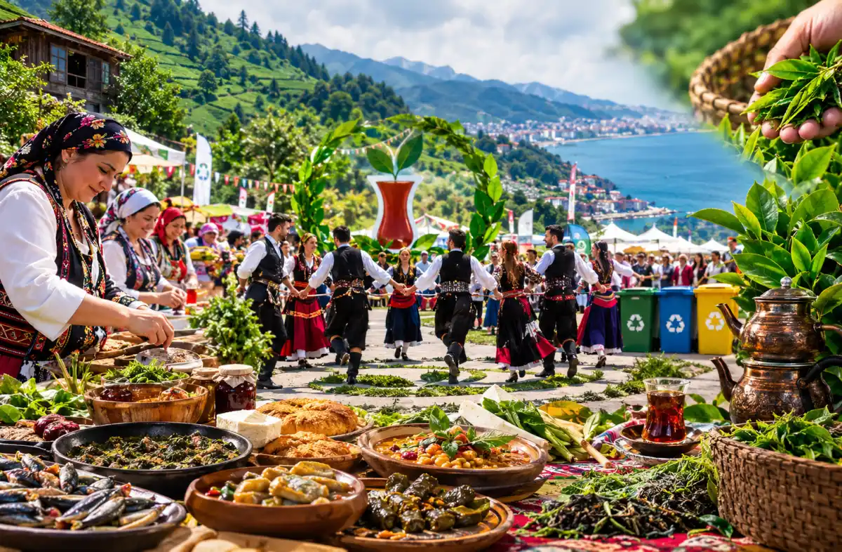Rize Gastronomisi Sıfır Atık İçin Horon Tepti: Miras Sofrada Buluştu