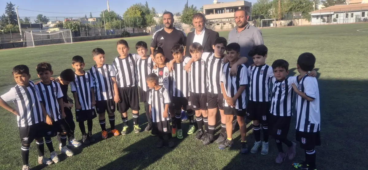 Beşiktaş’tan Ceylanpınar’a Müjde: Yeni Spor Okulu Çocuklarla Buluştu