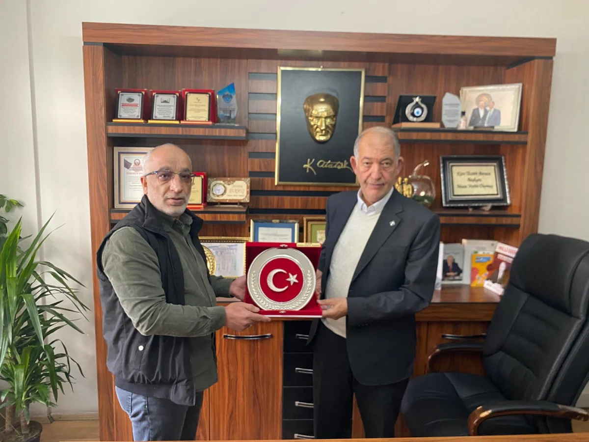 MİSİAD Kars İl Başkanı Ali Alın’dan Ticaret Borsası Başkanı Metin Durmuş’a Tebrik Ziyareti