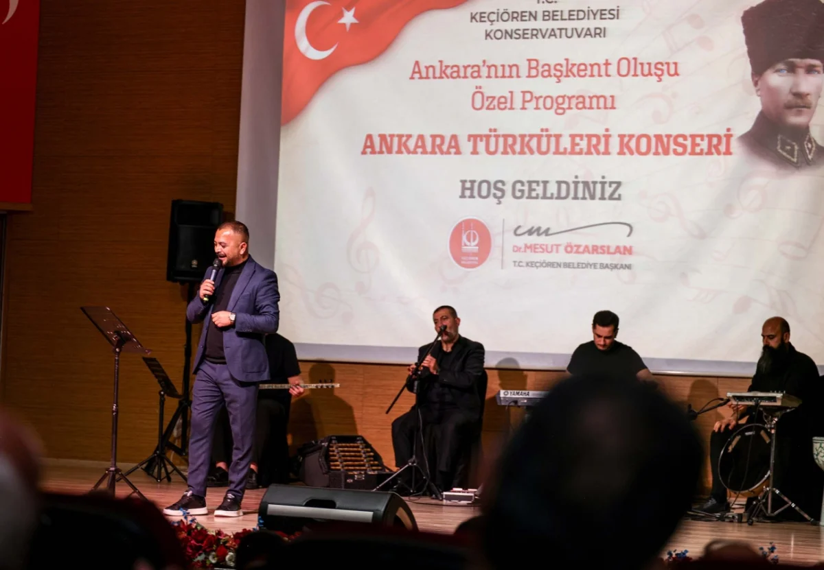 Ankara’nın Başkent Oluşunun 103. Yılı Türkülerle ve Kültürel Etkinliklerle Kutlandı