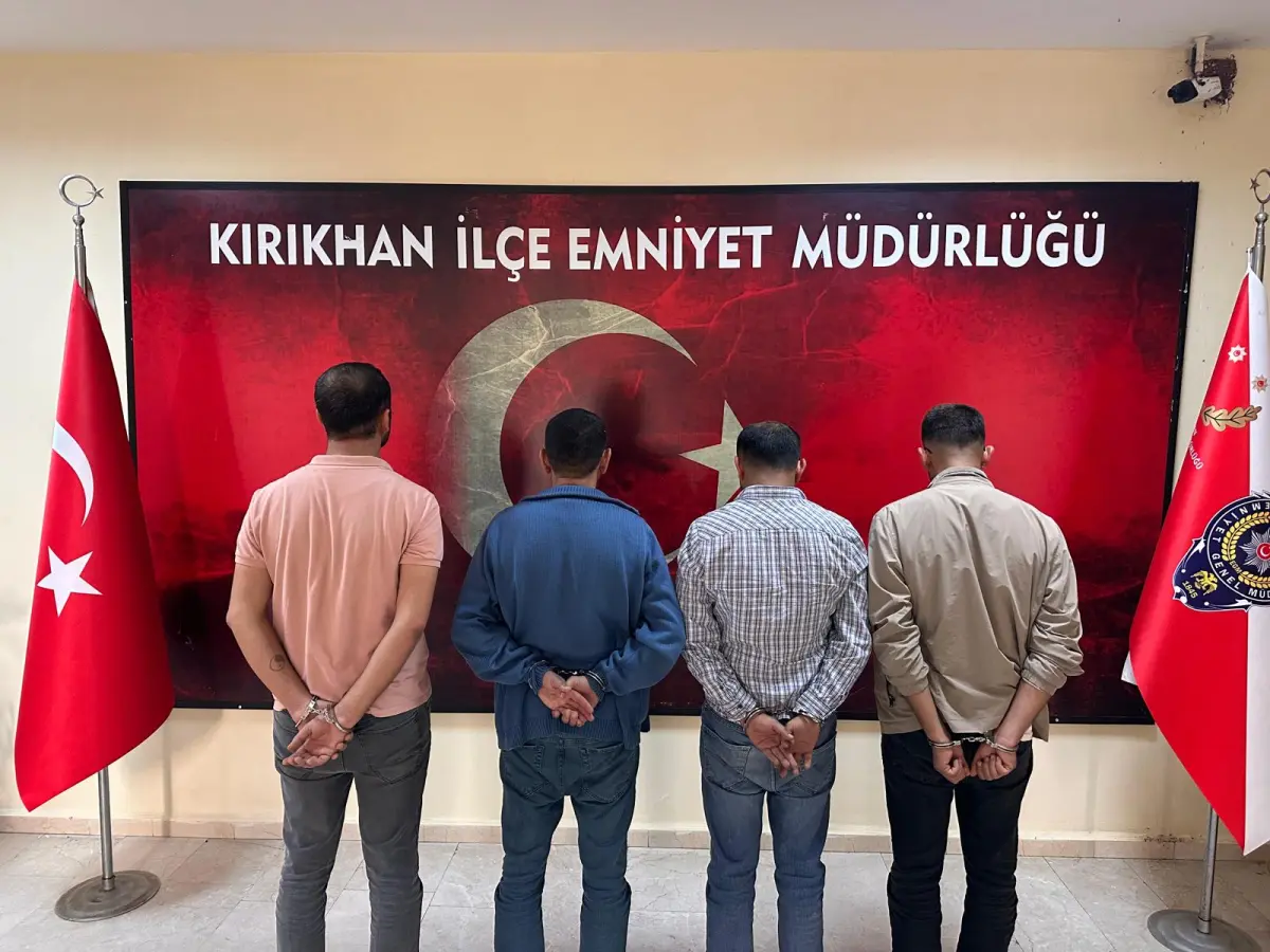 Hatay’da İş Yeri Kurşunlama Zanlısı 4 Şüpheli Tutuklandı