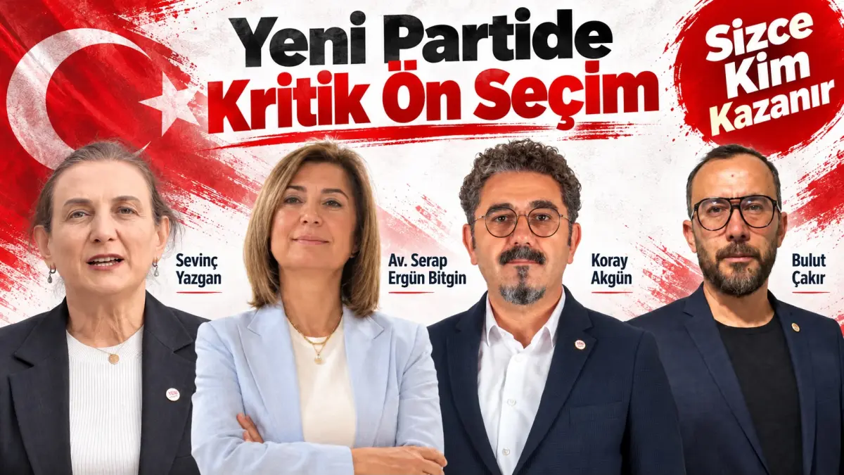 Yeni Parti Uşak’ta İlk İl Başkanını Seçiyor: 4 Adaylı Ön Seçim Heyecanı