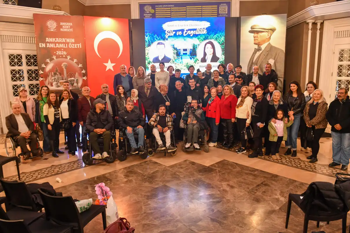 Ankara Kent Konseyi’nde Sanat ve Engellilik Söyleşisi: Şiirin İyileştirici Gücü Keşfedildi