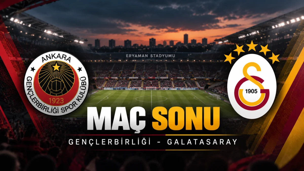 Galatasaray, Deniz Gül’ün Son Dakika Golüyle Gençlerbirliği’ni Deplasmanda Mağlup Etti