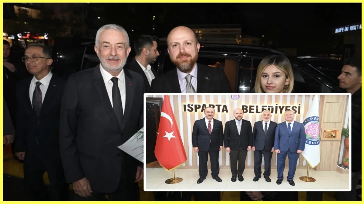 Bilal Erdoğan’dan Isparta Belediyesine Ziyaret: Gençlik Projeleri ve Kentsel Çalışmalar Değerlendirildi