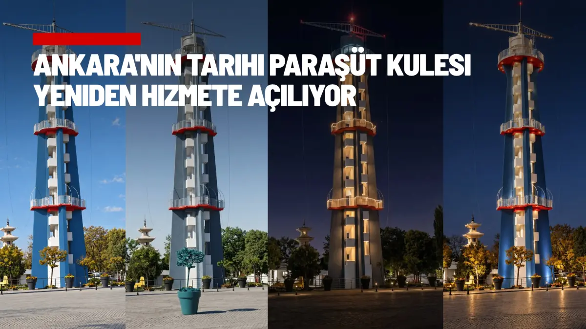 Ankara’nın İkonik Paraşüt Kulesi 29 Ekim’de Yeniden Açılıyor: Havacılık Mirası Canlanıyor
