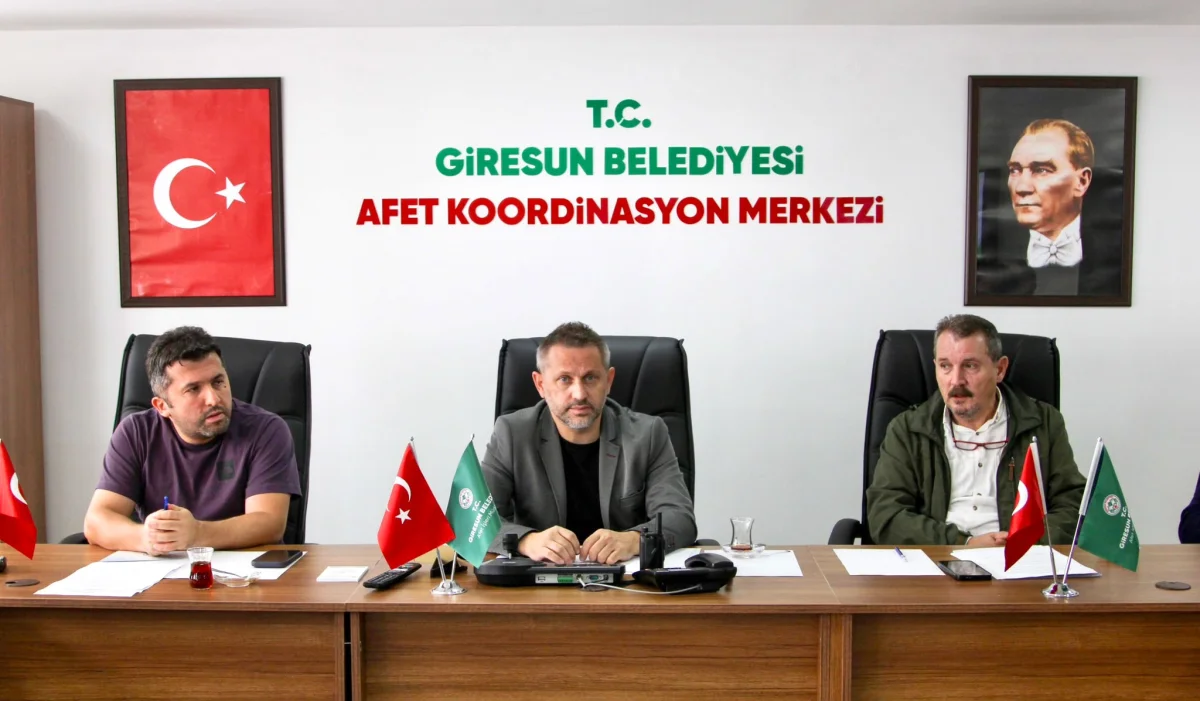 Giresun Afetlere Karşı Tek Yumruk: Risk Yönetimi ve Hazırlık Toplantısı Yapıldı