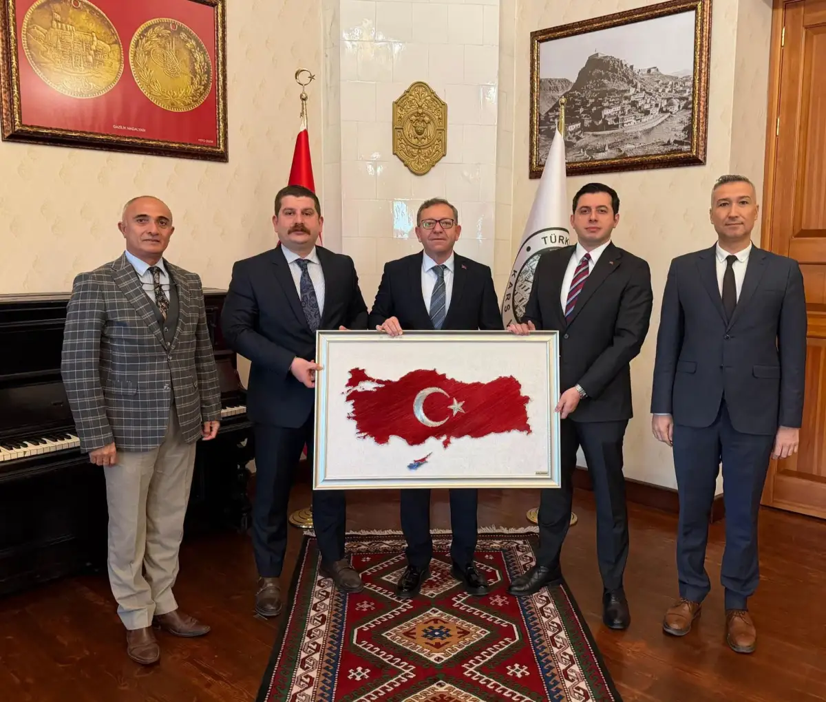 Kars Valisi Polat’tan Yargı ve Ceza İnfaz Kurumu Yetkililerine Ziyaret
