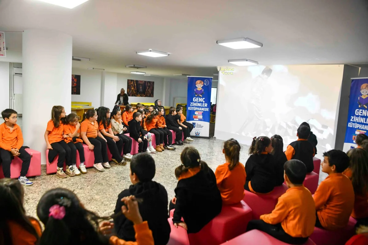 100. Yıl Gençlik Kütüphanesi Minik Okurları Ağırlıyor: ‘Genç Zihinler Kütüphanede’ Etkinliği Başladı