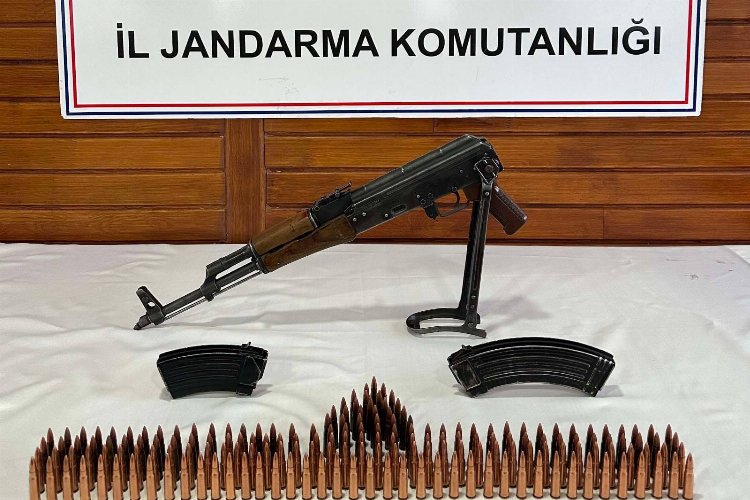 Adıyaman’da Jandarma evde piyade tüfeği ele geçirdi