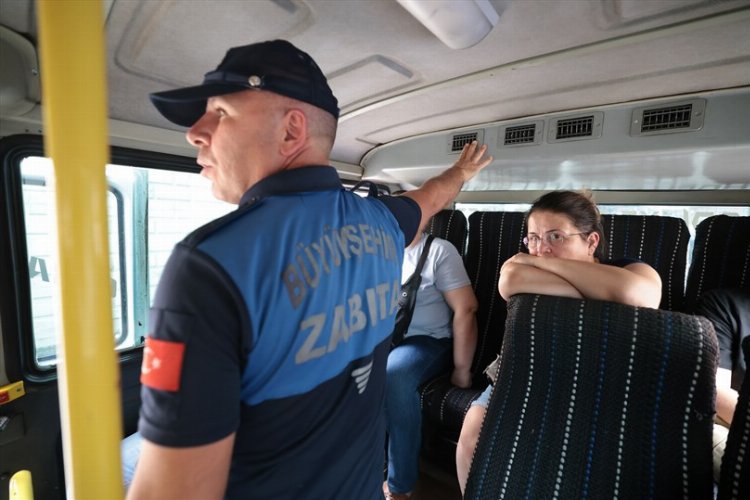 Denizli Büyükşehir’den minibüslere sıkı denetim