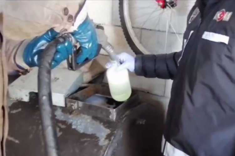 1 milyon litre kaçak akaryakıta ‘Çengel’