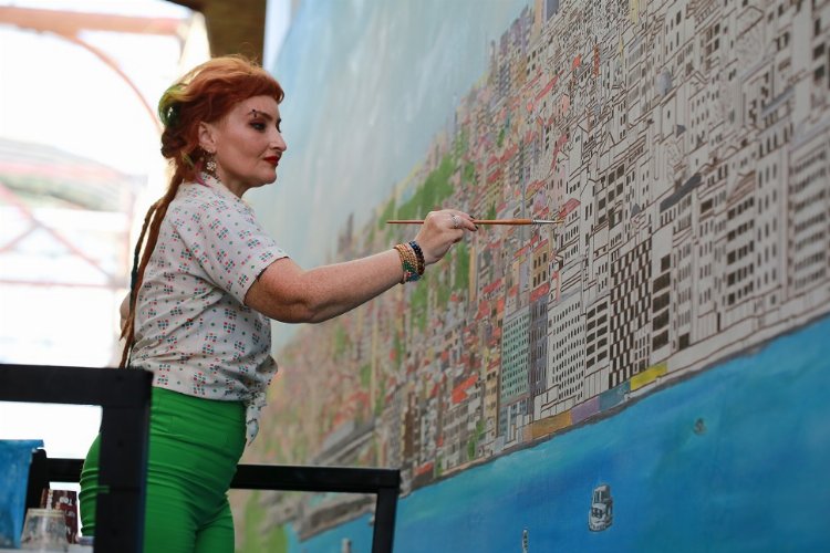 Guinnness’e aday dev İstanbul tablosu