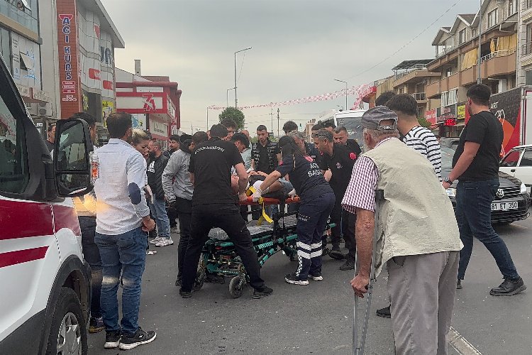 Düzce’de otomobil yayaya çarptı: 1 yaralı